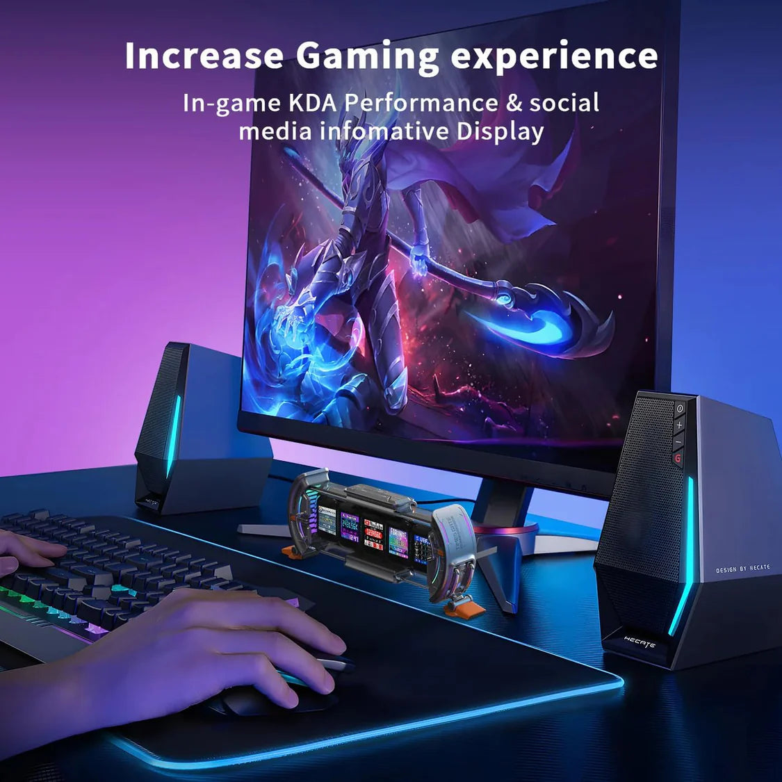 Divoom Times Gate Pixel Art Informative Display Digital Clock