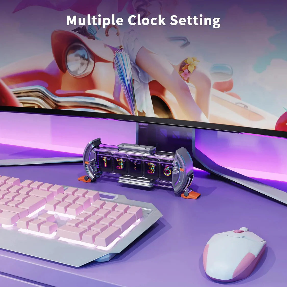 Divoom Times Gate Pixel Art Informative Display Digital Clock