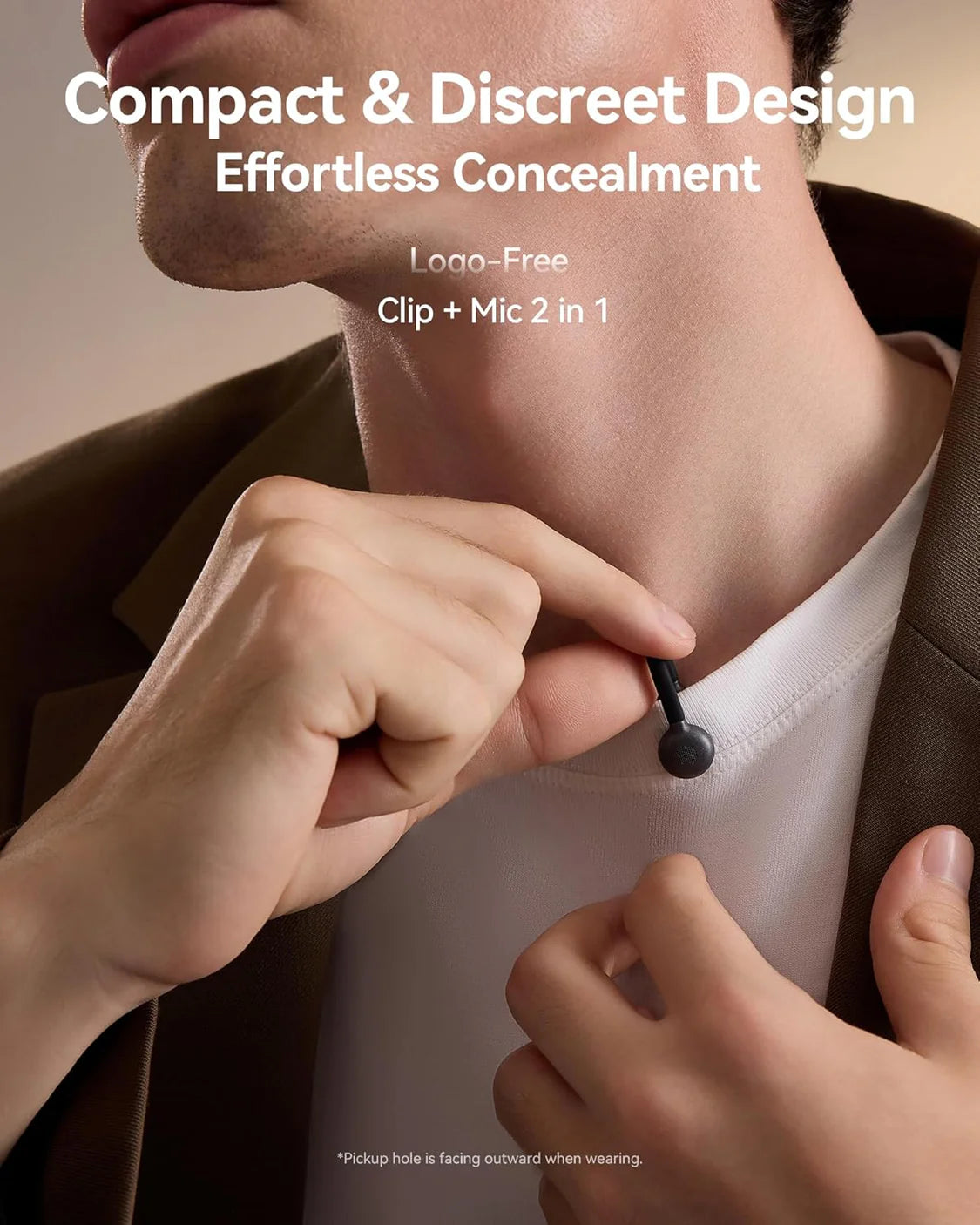 Lark M2S Combo Discreet Wireless Microphone Kit by Hollyland