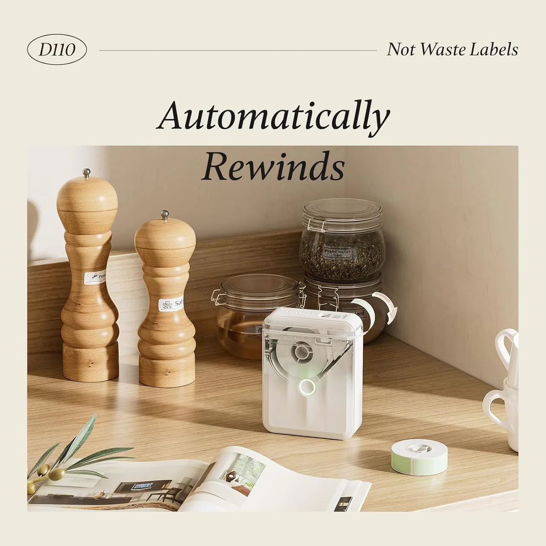 NIIMBOT D110_M Upgraded Mini Thermal Label Printer Machine upto 100 mm Long