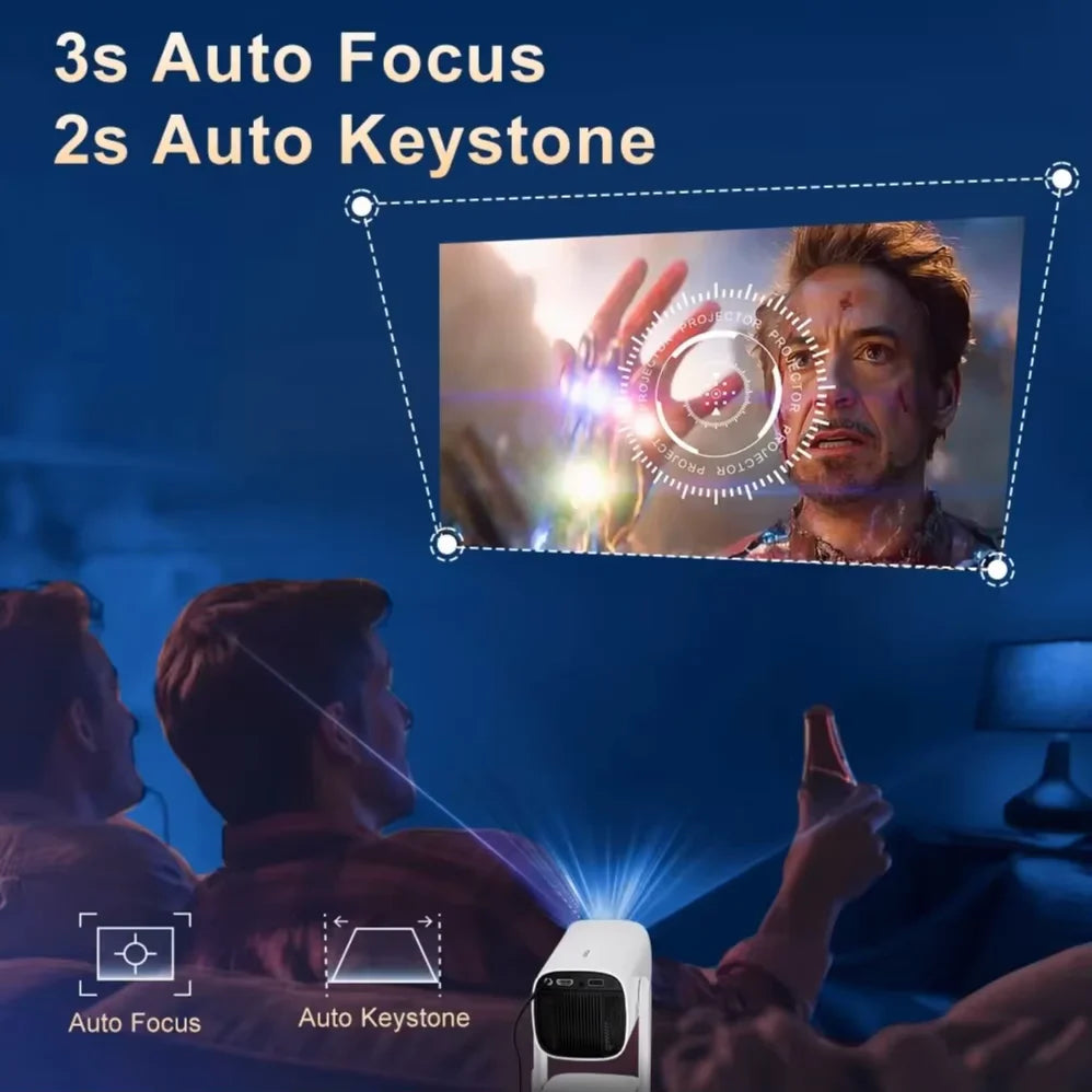 Portable Rechargeable Mini Cinema Projector